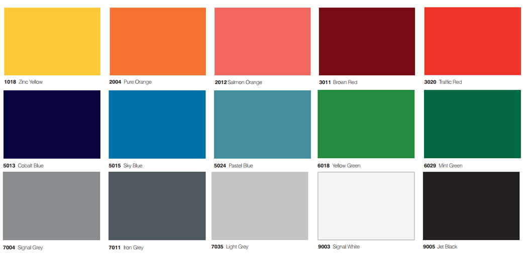 Ellis Paint Color Chart