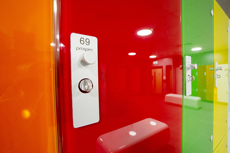 Marathon Glass Wet Area Lockers In Focus Marathon Glass Wet Area Lockers In Focus