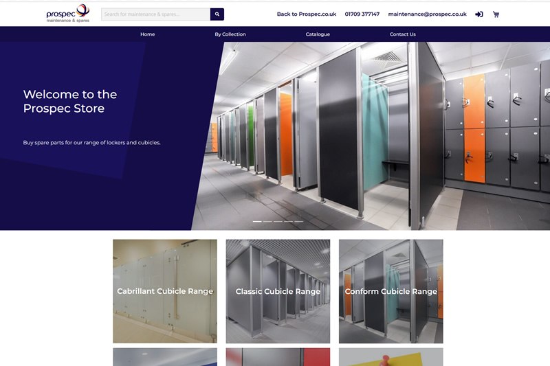 Prospec Parts Store Online Upgraded For Fastrack Checkout