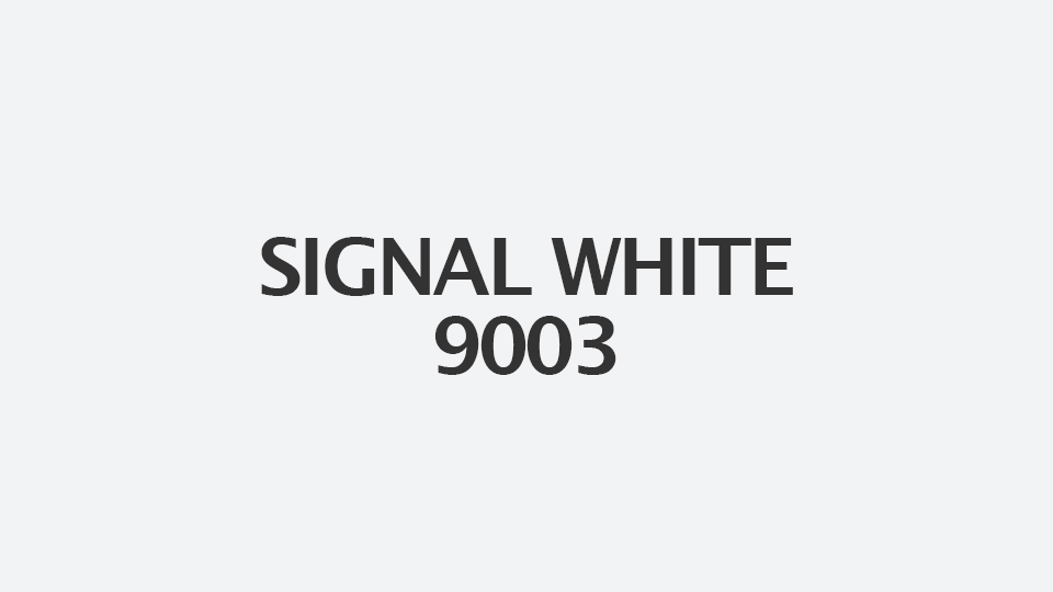 Signal White 9003