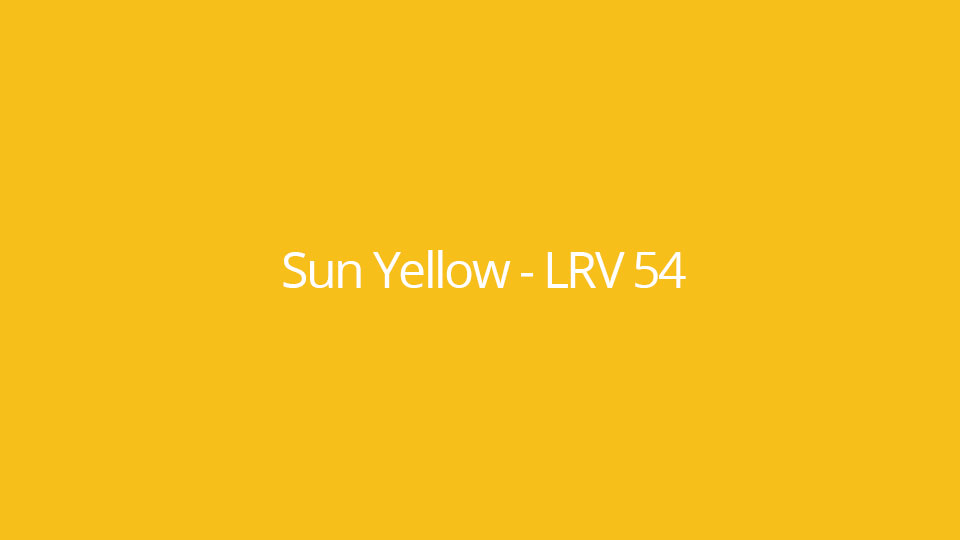 Sun Yellow - LRV 54