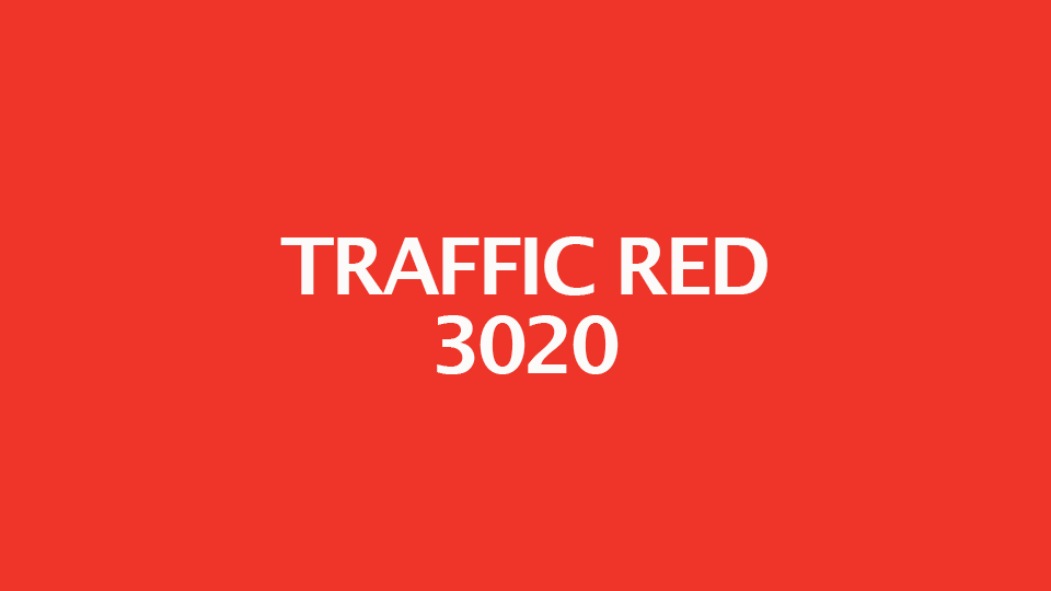 Traffic Red 3020