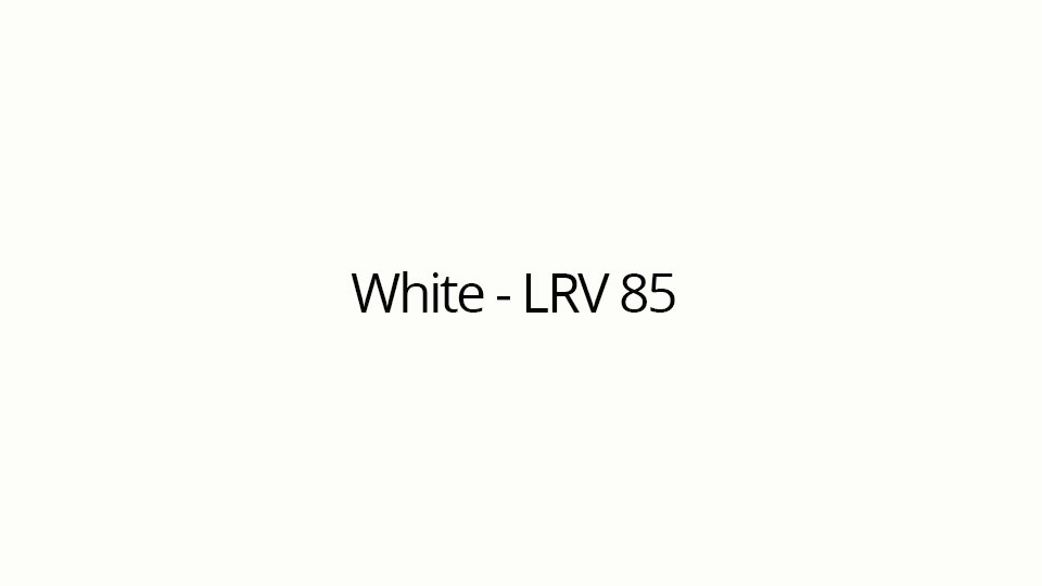 White - LRV 85